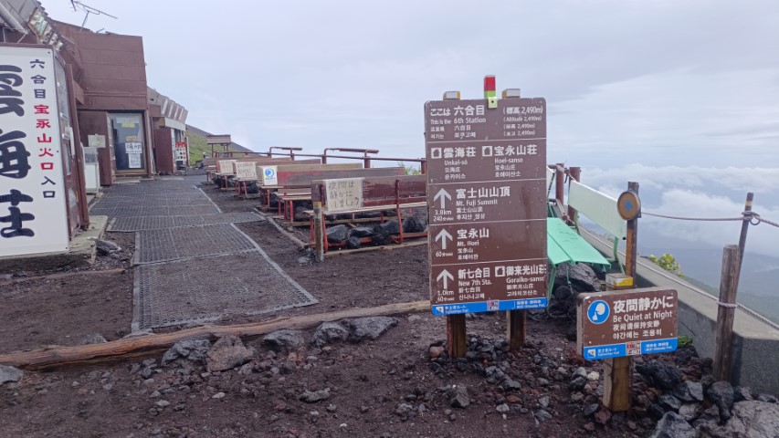 D2: 六合目 > 九合目万年雪山荘 | 富士山3776+電單車遊 | 旅遊 露營 跑山 跑步 運動 水上活動 | Hidy Chan | hidychan.com