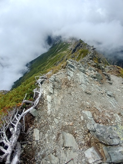 D5: 北岳山>北岳山莊 | 自己一人出走挑戰日本神山之旅 | 旅遊 露營 跑山 跑步 運動 水上活動 | Hidy Chan | hidychan.com