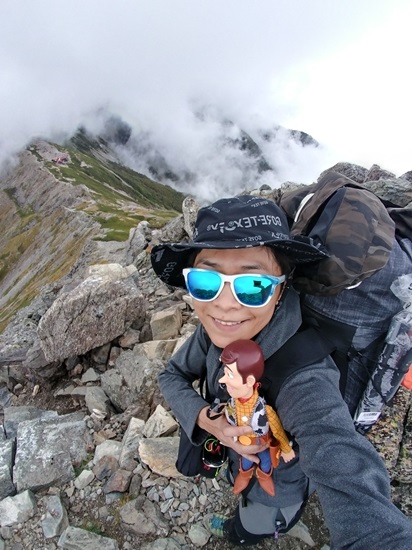 D5: 北岳山>北岳山莊 | 自己一人出走挑戰日本神山之旅 | 旅遊 露營 跑山 跑步 運動 水上活動 | Hidy Chan | hidychan.com