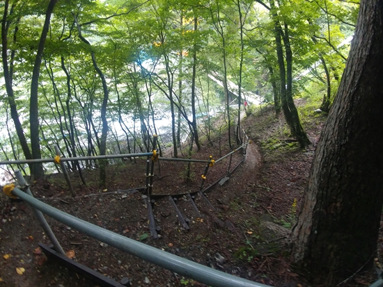 D7: 奈良田第一発電所>奈良田 | 自己一人出走挑戰日本神山之旅 | 旅遊 露營 跑山 跑步 運動 水上活動 | Hidy Chan | hidychan.com